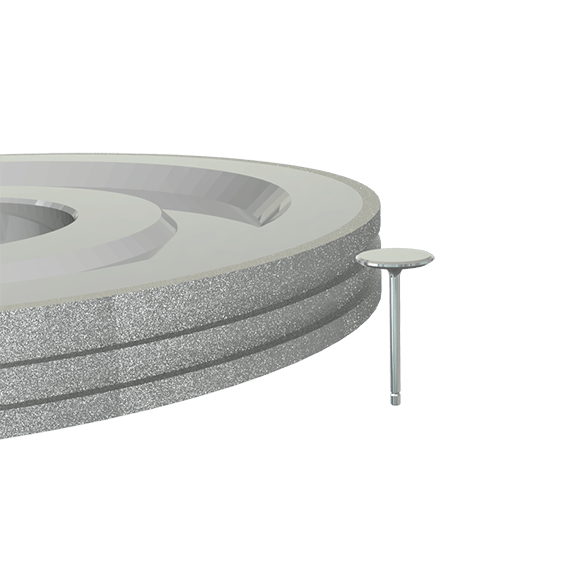 加工发动机气门用电镀CBN砂轮
